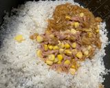 なめ茸＆ツナコーンの炊き込みごはん☆古米作り方1写真