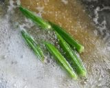 痩せるぞ！オクラ塩昆布の混ぜるだけパスタ作り方2写真