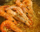 *有頭エビのパスタ*作り方4写真