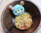 おひるごはん♡くまちゃん オムライス作り方2写真