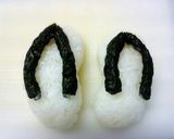 キャラ弁❈沖縄　島ぞうりおにぎり作り方4写真