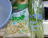 簡単!!もやしと水菜のゴマ和え♪作り方1写真