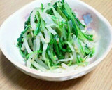 簡単!!もやしと水菜のゴマ和え♪作り方5写真