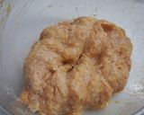 鶏とグリーンピースの落し揚げ～おから入り作り方2写真