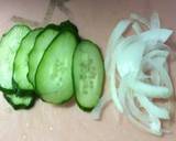 新玉の鰹節乗せサラダ〜青じそポン酢味^^作り方1写真