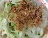 新玉の鰹節乗せサラダ〜青じそポン酢味^^作り方2写真