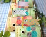 こどもの日♪こいのぼりのミニロールケーキ作り方28写真