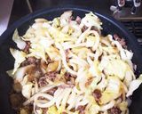 手抜きランチに！ひき肉の簡単うどん作り方4写真