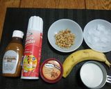 フレッシュバナナ&キャラメルフラペチーノ作り方1写真