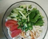 暑い日にピッタリ！！サラダうどん作り方7写真