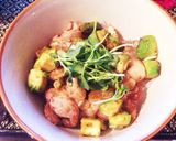 アボカドわさびの豚丼♪作り方4写真