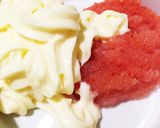 かぼちゃの煮物リメイク！明太マヨチーズ＊作り方2写真