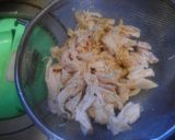 蒸し鶏と水菜のさっぱりサラダ作り方4写真