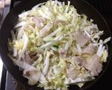豚肉と白菜の卵丼作り方5写真