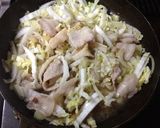 豚肉と白菜の卵丼作り方6写真