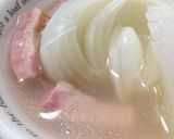 お鍋におまかせ！新玉ねぎのまるっとスープ作り方8写真
