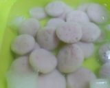 いちご白玉とバニラアイスいちごソースかけ作り方3写真