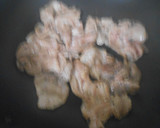 豚切り落とし肉焼きの、えのきソースかけ作り方9写真