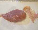 さっぱりボイルドチキン(ゆで鶏)作り方1写真