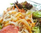 ヘルシーランチ♪エスニックサラダうどん♪作り方4写真