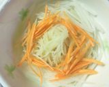野菜たっぷり♡凍トマトの梅風味和風冷麺作り方7写真