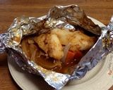 フライパンで簡単！魚の味噌マヨホイル焼き作り方4写真