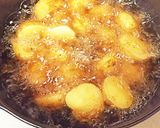 新じゃが、揚げ煮。作り方3写真