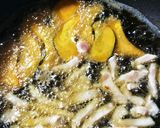 かぼちゃ、蓮根、枝豆の甘酢あえ作り方2写真