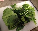 さばとほうれん草の炒め物★作り方1写真