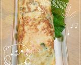 ふっくらジューシーにらと桜海老の卵焼き作り方4写真