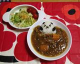 簡単♫ パンダおにぎり キャラ弁作り方8写真