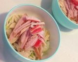 タケノコとスモークチキンのサラダピビン麺作り方5写真
