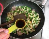 タイ風にんにくの芽の炒め物作り方3写真