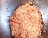 食べ応えアリ！豆腐入りハンバーグ作り方3写真