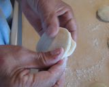 中国の家庭料理☆餅（ビン）☆中華クレープ作り方6写真