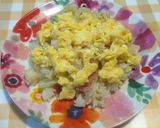 卵チーズチャーハン♪ニンニク醤油味♬作り方6写真