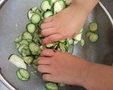 なすときゅうりの塩もみ作り方3写真