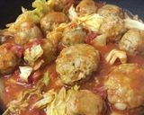 バレない！冷凍豆腐のミートボールトマト煮作り方4写真