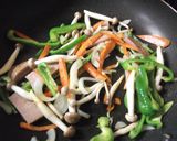 沖縄そばの麺で作るスパゲティ作り方3写真