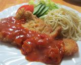 なんちゃってミラノ風ポークカツレツ作り方6写真