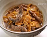たけのこのしぐれ煮 肉うどん作り方1写真