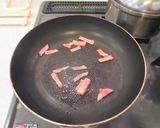 絹さや（エンドウ）とベーコンのソテー作り方2写真