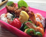 お弁当にも大人気✿海老マヨカレー炒め作り方8写真