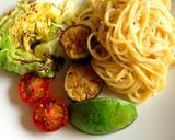 絶品グリーンカレーチーズクリームパスタ★作り方6写真