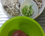 トリプルきのこの照り焼きバーグ♪作り方1写真