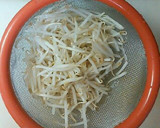 10分超簡単　旨いニラモヤシの肉炒め副菜作り方3写真