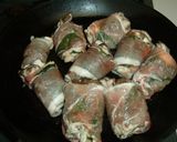 柚子こしょうで♪豚肉のきのこ巻き焼き作り方4写真