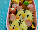 幼稚園 お弁当 キャラ弁♡とらさん作り方3写真