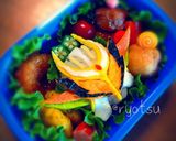 キャラ弁☆メロンエナジーアームズ斬月真♡作り方4写真