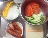簡単ランチ☆食パンピタパン☆作り方2写真